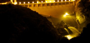 Morris Dam At Night
